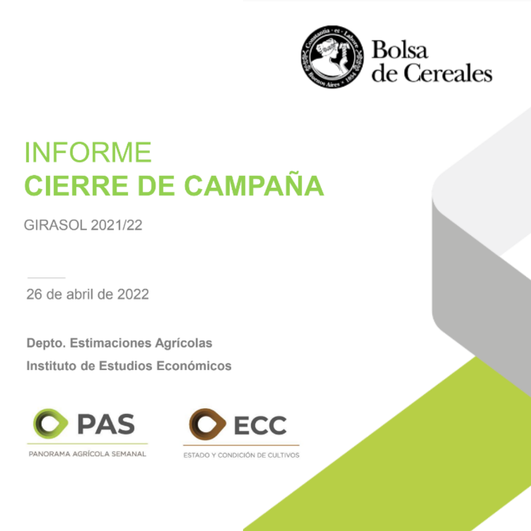 INFORME CIERRE DE CAMPAA DE GIRASOL 2021/22